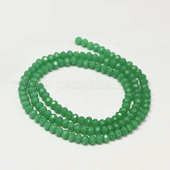 Faceted Rondelle Glass Beads Strands&nbsp;GLAA-I033-3mm-12