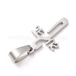 Non-Tarnish Easter 304 Stainless Steel Pendants&nbsp;STAS-Z018-14P