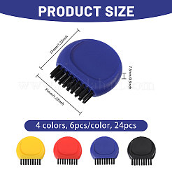 24Pcs 4 Colors PE Golf Cleaning Brush&nbsp;AJEW-CA0005-21