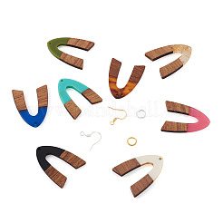 DIY V-shape Dangle Earrings Making Kit&nbsp;DIY-BY0001-42