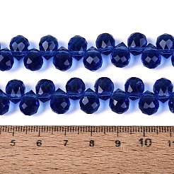 Transparent Glass Beads Strands&nbsp;GLAA-Q116-01A-B15