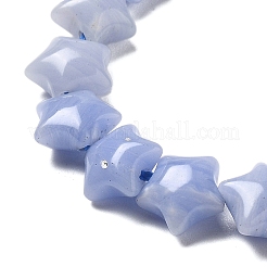 Synthetic Blue Lace Agate Beads Strands&nbsp;G-Z080-A21-8mm