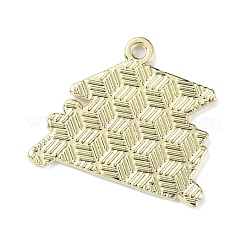 卒業テーマ合金エナメルペンダント  ライトゴールド  学士帽  22.5x24x1.5mm  穴：1.6mm&nbsp;ENAM-G226-01C