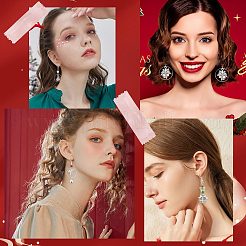 DIY Christmas Theme Earrings Making Kit&nbsp;DIY-SC0021-63