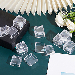 20Pcs Transparent Plastic Ring Viewer Magnifier Boxes&nbsp;CON-CA0001-024