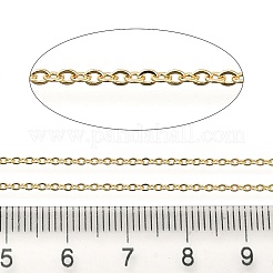 Rack Plating Brass Cable Chains&nbsp;CHC-M001-02G-01