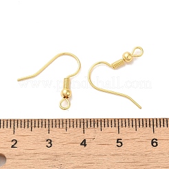 Brass Hoop Earring Findings&nbsp;KK-E098-01G