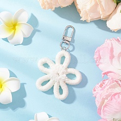 Polyester Flower Pendant Decorations&nbsp;HJEW-JM03961