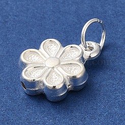 925 Sterling Silver Flower Charms&nbsp;STER-K180-05S