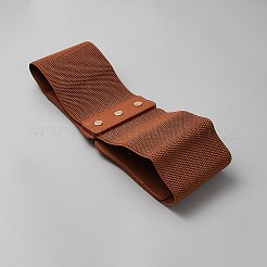Imitation Leather Elastic Waist Belts for Women&nbsp;AJEW-WH20070-188A
