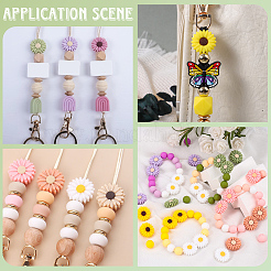 24Pcs 24 Styles Food Grade Silicone Beads&nbsp;SIL-PA0001-56