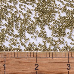 MIYUKIデリカビーズ  シリンダー  日本製シードビーズ  11/0  （db0288)白い裏地サフランab  1.3x1.6mm  穴：0.8mm  約2000PCS /ボトル  10 G /ボトル&nbsp;SEED-JP0008-DB0288