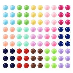 300Pcs 15 Colors Opaque Acrylic Beads&nbsp;SACR-TA0001-13