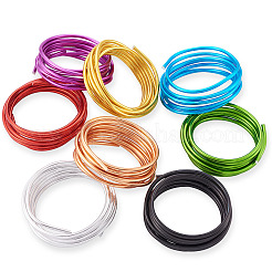 8 Roll 8 Colors Round Aluminum Wire&nbsp;AW-FW0001-03