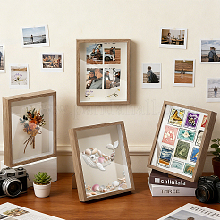 MDF Composite Wood Photo Frame Stand for Dried Flower&nbsp;LS-DJEW-WH0028-057B