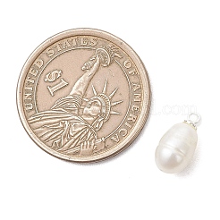 Natural Cultured Freshwater Pearl Pendants&nbsp;PALLOY-JF05170-01