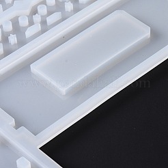 DIY Rectangle Display Decoration Insert Base Silicone Molds&nbsp;LS-DIY-G058-E05