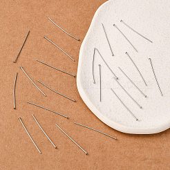 Tarnish Resistant 304 Stainless Steel Flat Head Pins&nbsp;STAS-E023-0.6x30mm