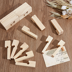 木製ラインブロック10個  ラインプーラープレーナー  アンティークホワイト  104x30x30mm&nbsp;WOOD-GO0001-26