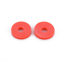 2 Colors Handmade Polymer Clay Beads&nbsp;CLAY-N011-032-26