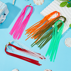 6 Bags 6 Colors Silicone Sea Fishing Trolling Bait&nbsp;DIY-FH0011-25