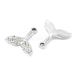 Animal Theme UV Plating Alloy Crystal Rhinestone Pendants&nbsp;ALRI-T012-07I-P