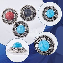21 Sets 3 Colors Alloy Decorative Rivets&nbsp;FIND-GF0005-34