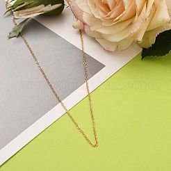 Brass Cable Chain Necklace&nbsp;NJEW-JN03110-02