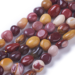 Natural Mookaite Beads Strands&nbsp;G-P433-17