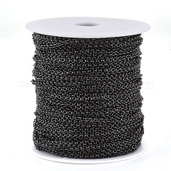 Soldered Brass Coated Iron Rolo Chains&nbsp;CH-S125-08B-B