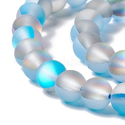 Synthetic Moonstone Beads Strands&nbsp;G-E573-01A-22