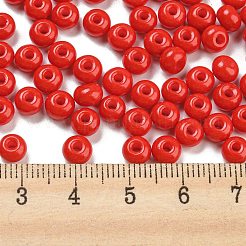 Imitation Jade Glass Seed Beads&nbsp;SEED-Z001-A-B12