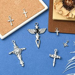 7Pcs 7 Styles Tibetan Style Alloy Pendants&nbsp;FIND-YW0009-52