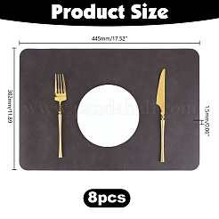 Imitation Leather Placemat&nbsp;AJEW-WH0709-511A