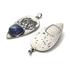 Natural Lapis Lazuli Square Big Pendants&nbsp;G-F763-07AS-06