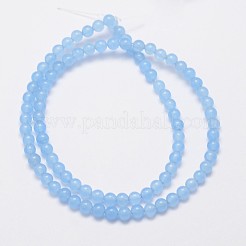 Natural & Dyed Malaysia Jade Bead Strands&nbsp;G-A146-4mm-A20