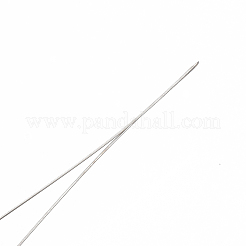 Iron Big Eye Beading Needles&nbsp;TOOL-N006-01-01