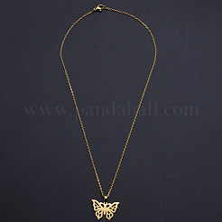 201 Stainless Steel Pendants Necklaces&nbsp;NJEW-S105-JN709-45-2