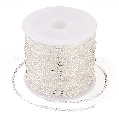Brass Coated Iron Flat Cable Chains&nbsp;CH-TAC0007-01S