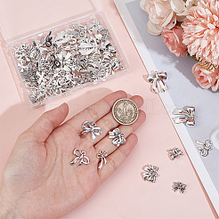 100Pcs 10 Style Tibetan Style Alloy Charms&nbsp;FIND-GO0003-93