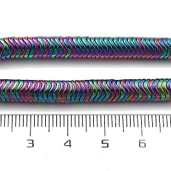 Electroplated Synthetic Non-magnetic Hematite Beads Strands&nbsp;G-B132-A01-01C