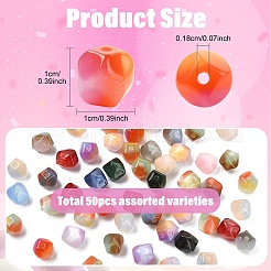 50Pcs Resin Beads&nbsp;RESI-YW0006-29