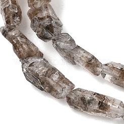 天然ハーキマーダイヤモンドビーズ連売り  ナゲット  6~11x4~5x2~5mm  穴：0.9mm  約58~62個/連  15.67''（39.8センチメートル）&nbsp;GG-CBA8084-03