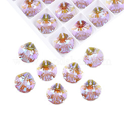 Electroplated Glass Pendants&nbsp;EGLA-N006-062