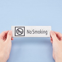430 Stainless Steel Sign Stickers&nbsp;STAS-GF0001-06D