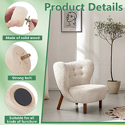 Wood Furniture Legs&nbsp;FIND-WH0139-966B
