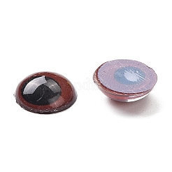 目カボションDIYスクラップブッキング工芸品おもちゃアクセサリー  ココナッツブラウン  10x3mm&nbsp;KY-S165-10mm-01