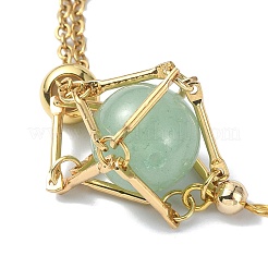 Adjustable Brass Macrame Pouch Bracelet Making for Stone Holder&nbsp;AJEW-JB01192-01