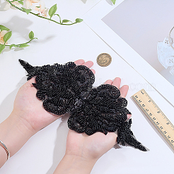 1Pc Flower Pattern Glass Bead Beading Appliques&nbsp;DIY-ME0001-58