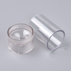 プラスチックキャンドル型  支柱DIYキャンドル作り用品  柱状  透明  50x85mm  インナーサイズ：43.5mm&nbsp;AJEW-WH0021-77F